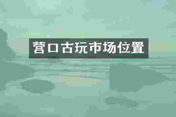 营口古玩市场位置