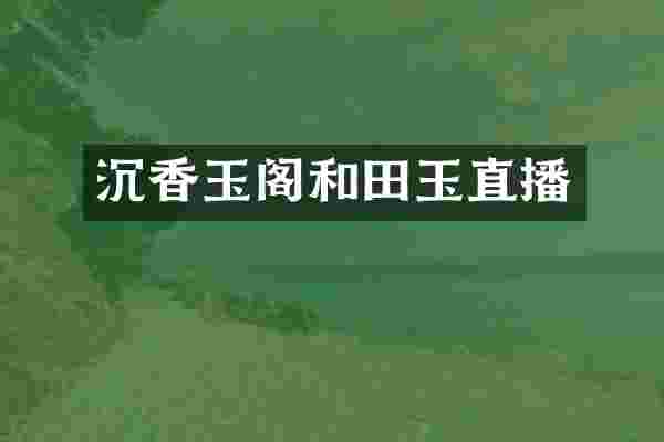 沉香玉阁和田玉直播