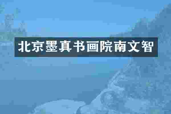 北京墨真书画院南文智