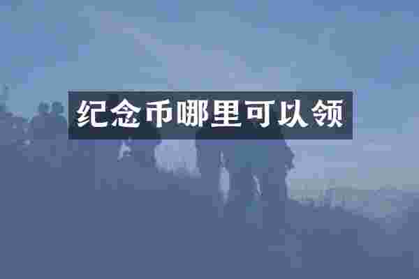 纪念币哪里可以领