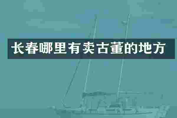长春哪里有卖古董的地方