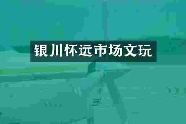 银川怀远市场文玩