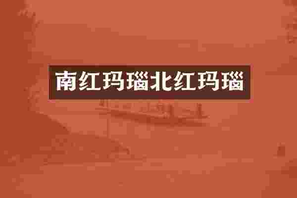 南红玛瑙北红玛瑙