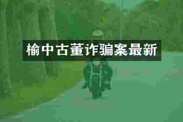 榆中古董诈骗案最新