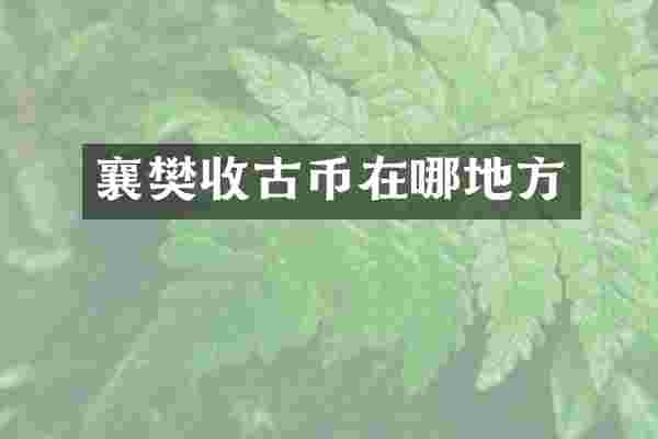 襄樊收古币在哪地方