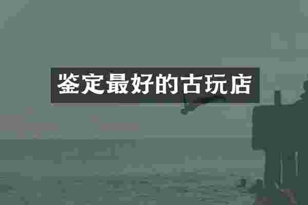 鉴定最好的古玩店
