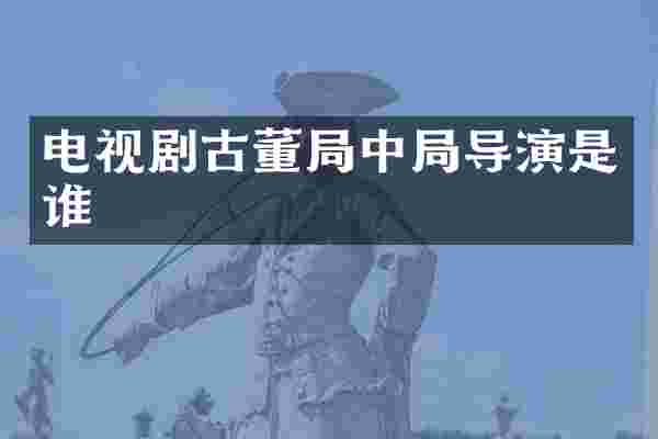 电视剧古董局中局导演是谁
