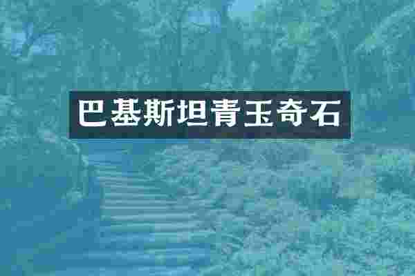 巴基斯坦青玉奇石