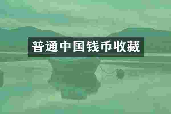 普通中国钱币收藏
