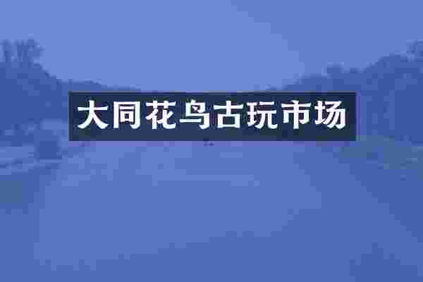 大同花鸟古玩市场