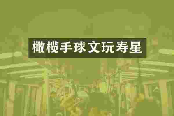 橄榄手球文玩寿星