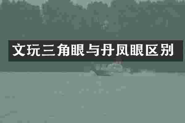 文玩三角眼与丹凤眼区别