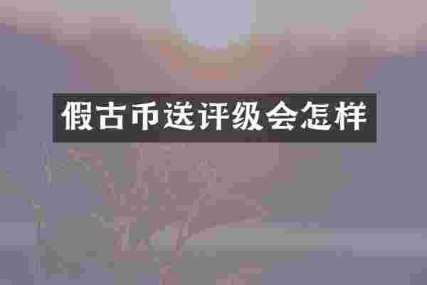 假古币送评级会怎样