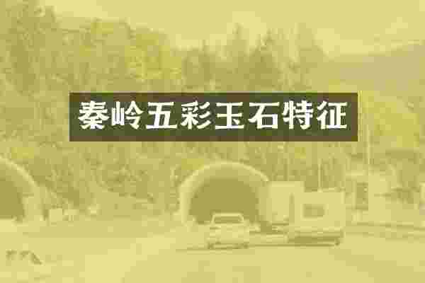 秦岭五彩玉石特征