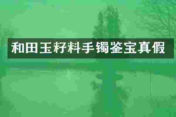 和田玉籽料手镯鉴宝真假