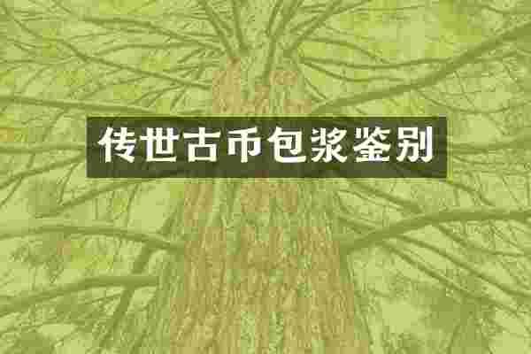 传世古币包浆鉴别