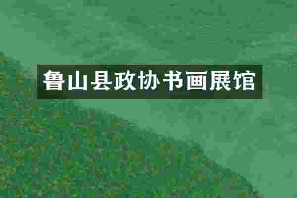 鲁山县政协书画展馆
