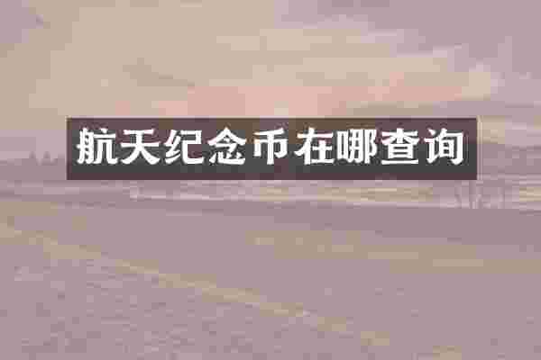 航天纪念币在哪查询