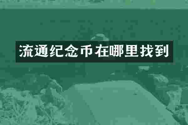 流通纪念币在哪里找到