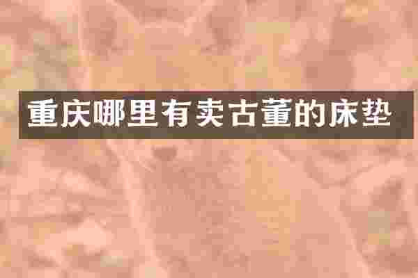 重庆哪里有卖古董的床垫