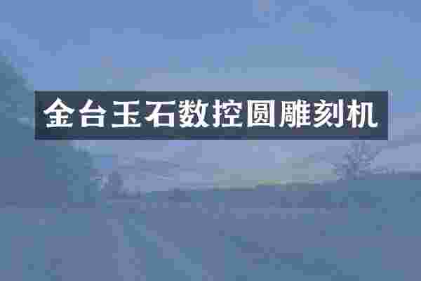 金台玉石数控圆雕刻机