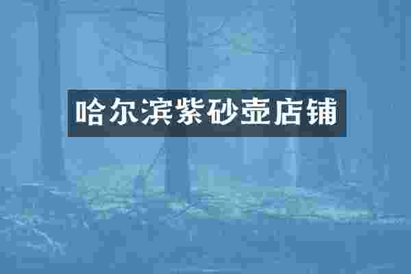 哈尔滨紫砂壶店铺