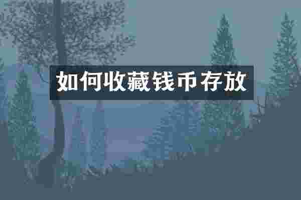 如何收藏钱币存放