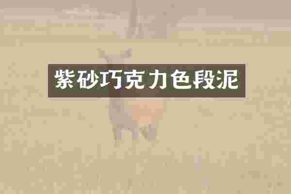 紫砂巧克力色段泥