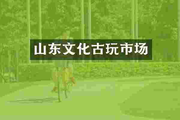 山东文化古玩市场