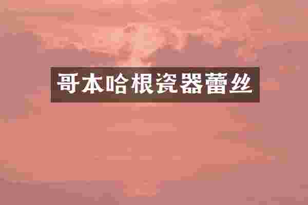 哥本哈根瓷器蕾丝