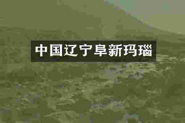 中国辽宁阜新玛瑙