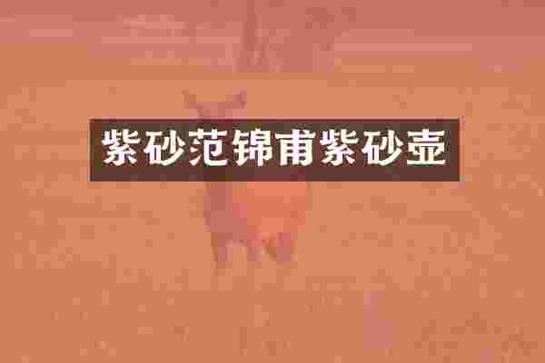 紫砂范锦甫紫砂壶