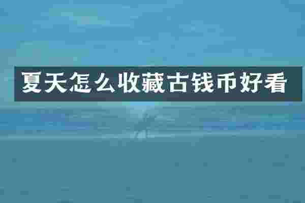 夏天怎么收藏古钱币好看