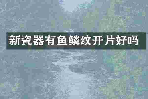 新瓷器有鱼鳞纹开片好吗