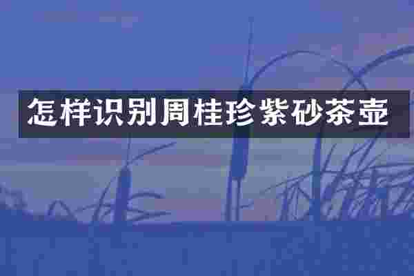 怎样识别周桂珍紫砂茶壶