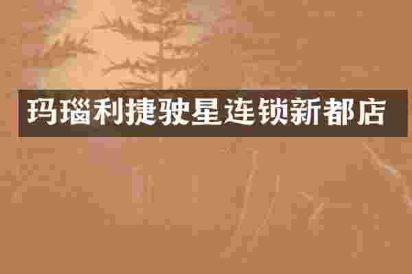 玛瑙利捷驶星连锁新都店