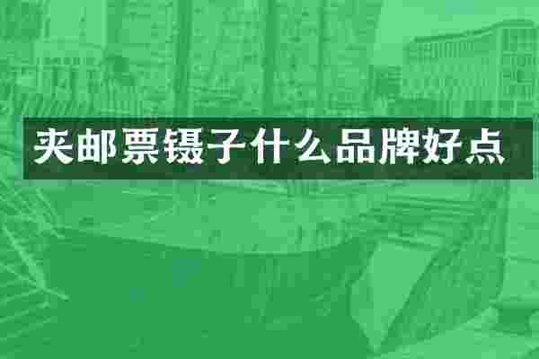 夹邮票镊子什么品牌好点