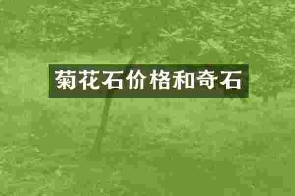 菊花石价格和奇石