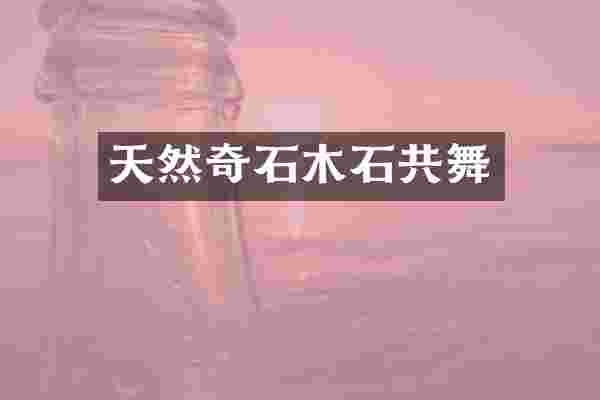 天然奇石木石共舞