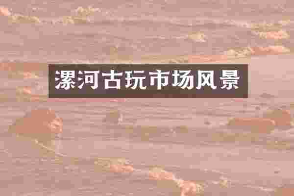 漯河古玩市场风景