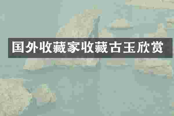 国外收藏家收藏古玉欣赏