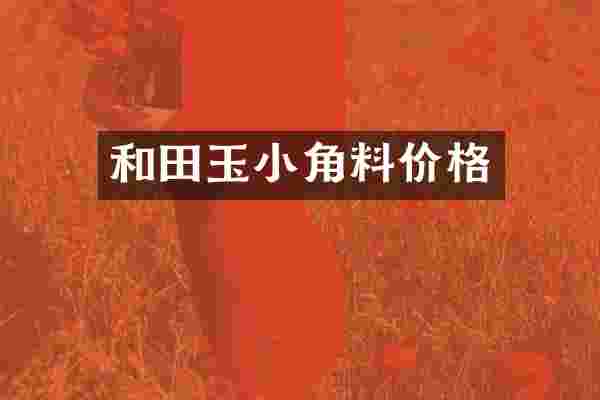 和田玉小角料价格