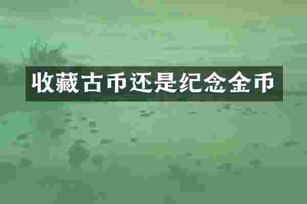 收藏古币还是纪念金币