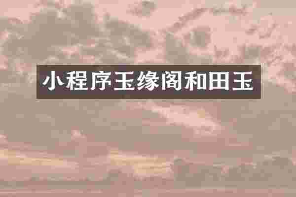 小程序玉缘阁和田玉