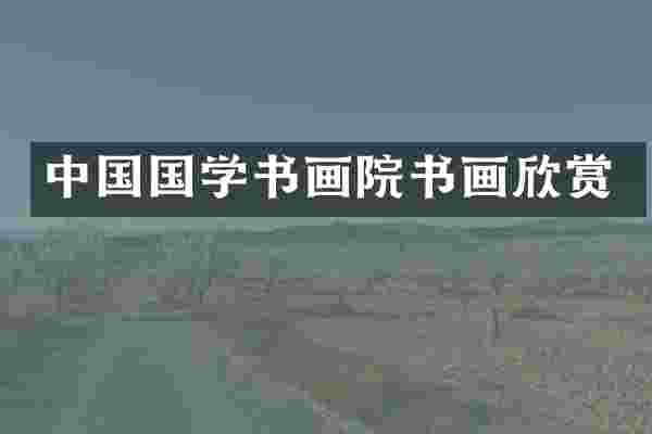 中国国学书画院书画欣赏