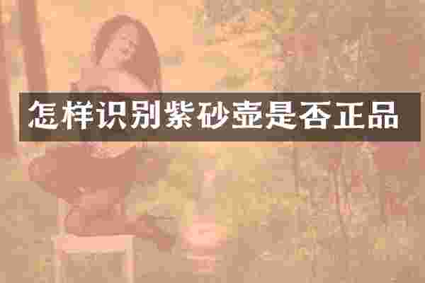 怎样识别紫砂壶是否正品