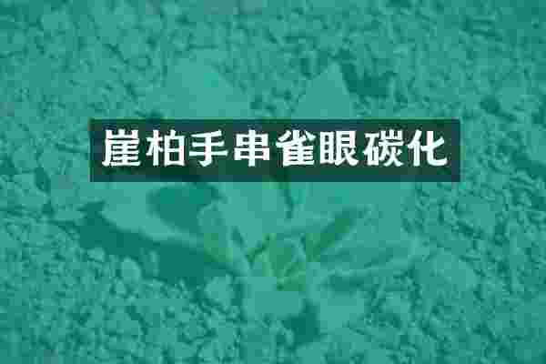 崖柏手串雀眼碳化