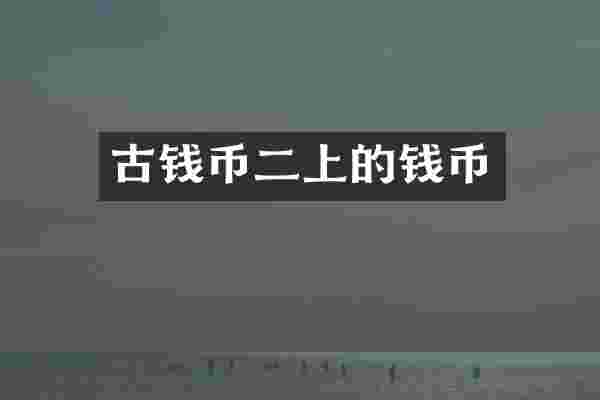 古钱币二上的钱币