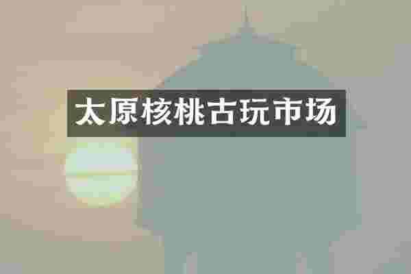 太原核桃古玩市场