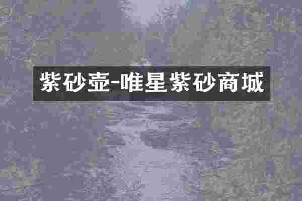 紫砂壶-唯星紫砂商城